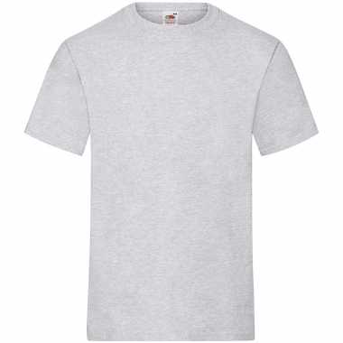 3-pack maat 2xl - grijze t-shirts met ronde hals 195 gr voor heren