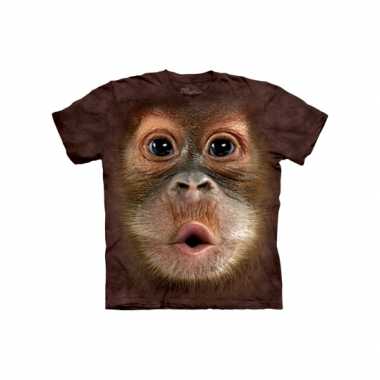 All-over print t-shirt met Orang Oetang
