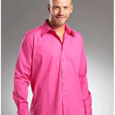 Casual overhemd Manhatten roze