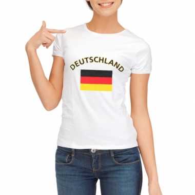Duitsland vlaggen t-shirt voor dames