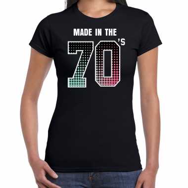 Feest shirt made in the 70s t-shirt / outfit zwart voor dames