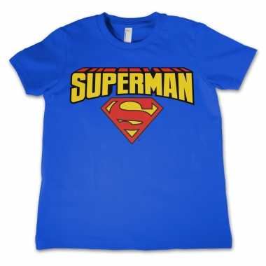 Film serie merchandise superman shirt voor kinderen