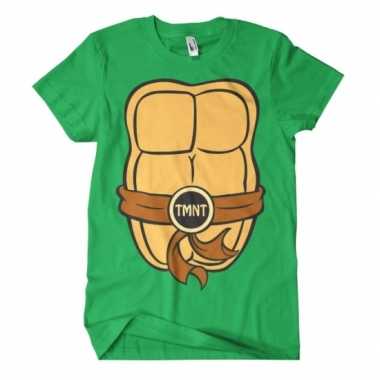 Fred ninja turtle shirt kostuum voor volwassenen