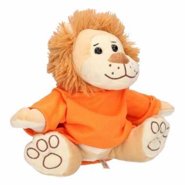 Holland leeuw dierenknuffel 30 cm met shirt