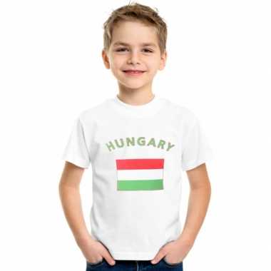 Hongaars vlaggen t-shirt voor kinderen