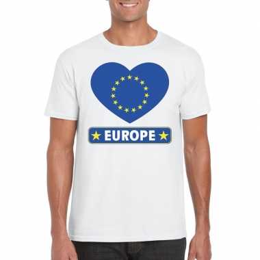 I love europa t-shirt wit heren