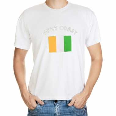 Ivory Coast vlaggen t-shirts