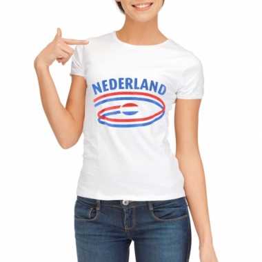 Nederland vlaggen t-shirts voor dames