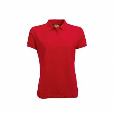 Rood dames poloshirts