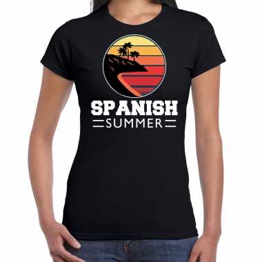 Spanish summer shirt beach party / strandfeest outfit / kleding zwart voor dames