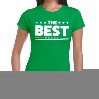 The best fun t-shirt groen voor dames