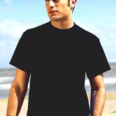 Voordeelpakket zwart t-shirts 5x