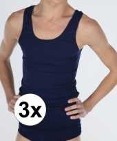 3 pack navy beeren heren hemd ondergoed maat 2xl