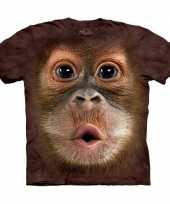 All over print kids t-shirt orang oetang