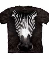 All over print t-shirt met zebra 10090049