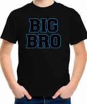 Big bro grote broerkado shirt voor jongens kinderen zwart