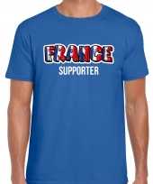 Blauw fan shirt kleding france supporter ek wk voor heren