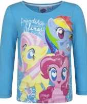 Blauw my little pony shirt voor kinderen