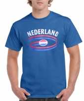 Blauw nederland shirt voor heren