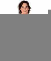 Blouse rood met rouches heren