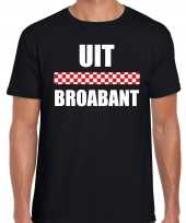 Brabants dialect-shirt uit broabant met brabantse vlag zwart voor heren