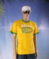 Brazilie thema shirt brasil voor heren