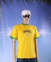 Brazilie voetbal thema shirt brasil voor heren