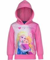 Frozen capuchon trui roze