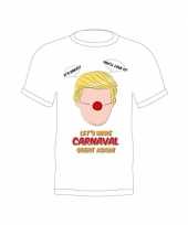 Fun trump verkleedshirt make carnaval great again voor volwassenen