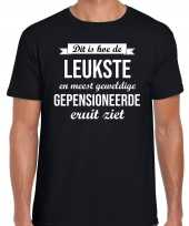 Geweldige gepensioneerde t-shirt kleding zwart heren pensioen vut kado
