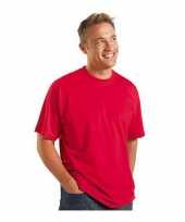 Grote maat heren t-shirts maat 4xl rood