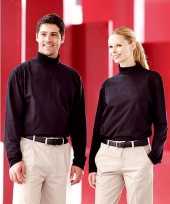 Heren col t-shirt roll neck