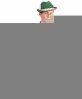 Oktoberfest blouse blauw met wit