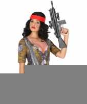 Soldaat-shirt verkleedoutfit voor dames