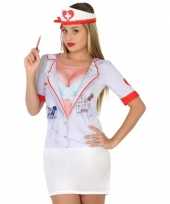 Zuster shirt verkleedoutfit voor dames